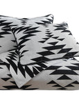 Amelia - King Aztec Comforter Set Set of 3 - Black / White