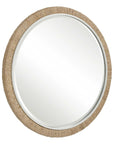 Carbet - Round Rope Mirror - Light Brown