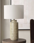 Laurel - Sage Ceramic Table Lamp - Green