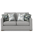 Milo - Fabric Loveseat With Nailhead Trim