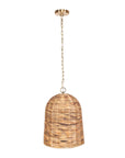Rotorua - 1 Light Sea Grass Pendant - Light Brown