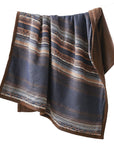 Estes - Chenille Throw - Blue