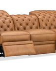 MS - Glover Power Reclining Sofa With Power Headrest - Brown