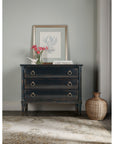 Charleston - Three Drawer Chest, Armoire Base - Black
