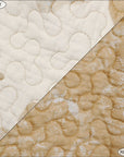 Elsa Cowhide - King Reversible Quilt Set Set of 3 - Light Tan