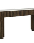Cheers - Marble Console - Dark Brown