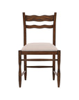 Josephine - Side Chair (Set of 2) - Dark Brown / Beige
