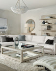Cascade - Round Mirror - Light Brown