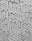 Chess Knit - Throw - Gray