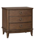 Bellevue - 3-Drawer Nightstand - Whiskey Brown