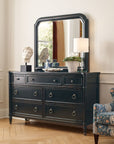Charleston - Mirror - Black