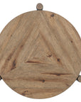 Vineyard Row - Round End Table - Light Brown