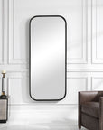 Concord - Tall Iron Mirror - Black