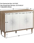 Dani - 4 Door Cabinet - White
