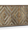 Commerce And Market - 4-Door Entertainment Console - Light Brown