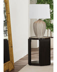Rivera - End Table - Espresso Oak / Gold