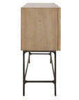 Lunar - 4 Door Elm Wood Cabinet