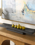 Ciaran - Indoor-Outdoor Wooden Tray - Black