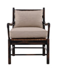 Paxton - Occasional Chair - Dark Brown / Beige