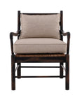 Paxton - Occasional Chair - Dark Brown / Beige