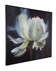 Peony - Framed Floral Art - Black