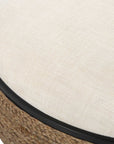 Island - Straw Storage Ottoman / Coffee Table