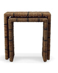 Fox - Woven Nesting Tables - Light Brown