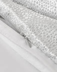 Marilyn Modern Bubble - Queen Comforter Set Set of 3 - Gray