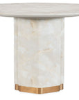 Eleana - Round Dining Table - White
