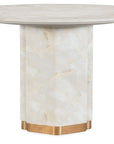 Eleana - Round Dining Table - White
