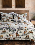 Ranch Life - Twin Reversible Duvet Cover Set Set of 2 - Duffle Bag
