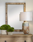 Cocos - Coconut Shell Mirror - Light Brown