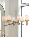 Lassen - 8 Light Chandelier - Brass