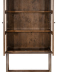 Melange - Mulholland Display Cabinet - Dark Brown