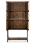 Melange - Mulholland Display Cabinet - Dark Brown