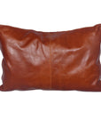 Genuine Leather - Buckskin Lumbar Pillow - Brown
