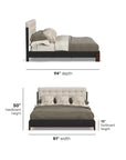 Waterfall - Upholstered Bed