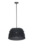 Persephone - Bead 1 Light Pendant - Black