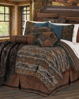 Rio Grande - King Duvet Cover Set (Set of 7) - Brown