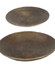 Stratum - Round Bowls (Set of 2) - Brass