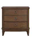 Bellevue - 3-Drawer Nightstand - Whiskey Brown