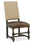 Hill Country - Comfort Upholstered Side Chair Set of 2 - Light Brown / Dark Brown