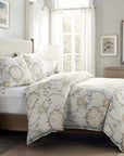 Dalia - Queen Duvet Cover Set Set of 3 - Light Blue