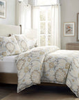 Dalia - King Duvet Cover Set Set of 3 - Light Blue
