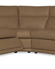 MS - Simone Six-Piece Power Reclining Sectional - Dark Brown