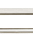 Linville Falls - River Branch Upholstered Bench - White