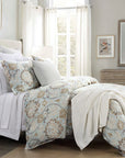 Dalia - King Comforter Set Set of 3 - Light Blue