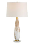 Lyra - Table Lamp - White & Gold