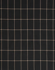 Windowpane - Twin Plaid Comforter Set Set of 2 - Black