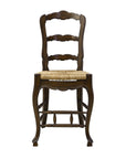 24" Ladderback Counter Stool - Dark Brown